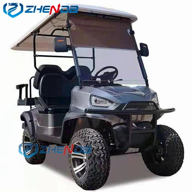 Folding Buggy Vehicle/2 Seats Golf Cart Hunting Vehicle/Remote Control Electric Car American Standard